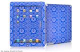 iPad Skin - Gothic Punk Pattern Blue (fits iPad2 and iPad3)