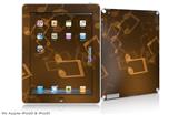 iPad Skin - Bokeh Music Orange (fits iPad2 and iPad3)