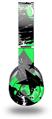 WraptorSkinz Skin Decal Wrap compatible with Beats Wireless (Original) Headphones SceneKid Green Skin Only (HEADPHONES NOT INCLUDED)