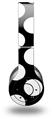 WraptorSkinz Skin Decal Wrap compatible with Beats Wireless (Original) Headphones Kearas Polka Dots White On Black Skin Only (HEADPHONES NOT INCLUDED)