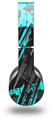 WraptorSkinz Skin Decal Wrap compatible with Beats Wireless (Original) Headphones Baja 0014 Neon Teal Skin Only (HEADPHONES NOT INCLUDED)