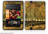 Vincent Van Gogh Lane With Poplars Decal Style Skin fits 2012 Amazon Kindle Fire HD 7 inch