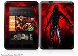 Shell Decal Style Skin fits 2012 Amazon Kindle Fire HD 7 inch