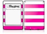 Psycho Stripes Hot Pink and White - Decal Style Skin fits Amazon Kindle Paperwhite (Original)