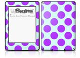 Kearas Polka Dots Purple And Blue - Decal Style Skin fits Amazon Kindle Paperwhite (Original)