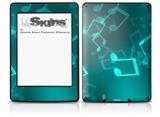 Bokeh Music Neon Teal - Decal Style Skin fits Amazon Kindle Paperwhite (Original)