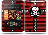 Skull Cross Decal Style Skin fits Amazon Kindle Fire HD 8.9 inch