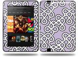 Locknodes 03 Lavender Decal Style Skin fits Amazon Kindle Fire HD 8.9 inch