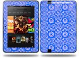 Gothic Punk Pattern Blue Decal Style Skin fits Amazon Kindle Fire HD 8.9 inch