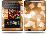 Bokeh Squared Orange Decal Style Skin fits Amazon Kindle Fire HD 8.9 inch