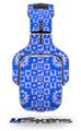 Gothic Punk Pattern Blue Decal Style Skin (fits Tritton AX Pro Gaming Headphones - HEADPHONES NOT INCLUDED) 