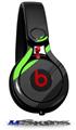WraptorSkinz Skin Decal Wrap compatible with Beats Mixr Headphones Jagged Camo Neon Green Skin Only (HEADPHONES NOT INCLUDED)