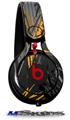 WraptorSkinz Skin Decal Wrap compatible with Beats Mixr Headphones Baja 0032 Orange Skin Only (HEADPHONES NOT INCLUDED)