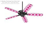 Boxed Fuchsia (Hot Pink) - Ceiling Fan Skin Kit fits most 52 inch fans (FAN and BLADES SOLD SEPARATELY)