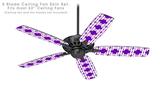 Boxed Purple - Ceiling Fan Skin Kit fits most 52 inch fans (FAN and BLADES SOLD SEPARATELY)