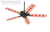 Boxed Red - Ceiling Fan Skin Kit fits most 52 inch fans (FAN and BLADES SOLD SEPARATELY)