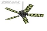Leave Pattern 1 Green - Ceiling Fan Skin Kit fits most 52 inch fans (FAN and BLADES SOLD SEPARATELY)